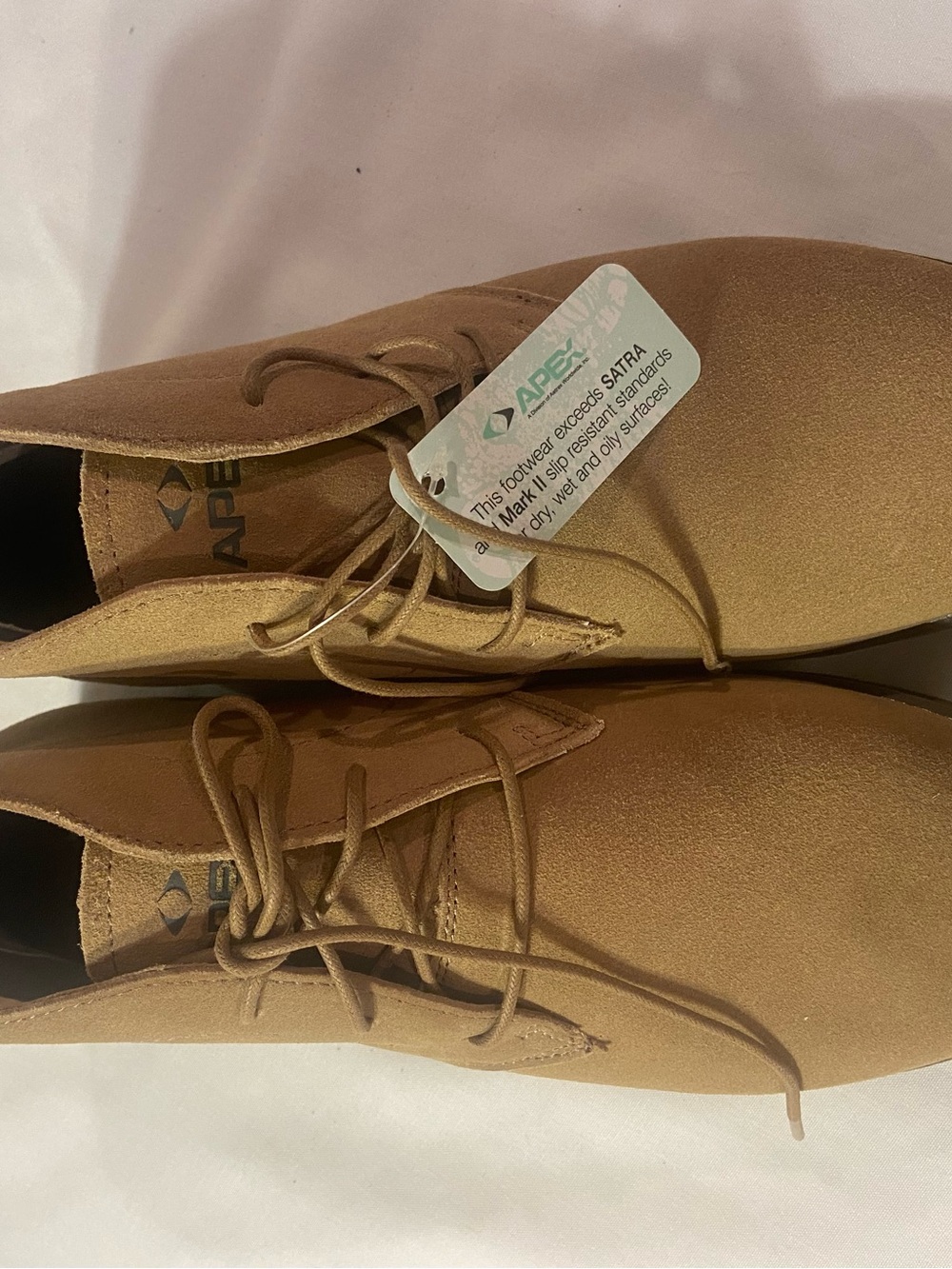 Apex Men's Light Brown Chukka Desert Boots